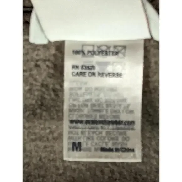 Avalanche Men's Full Zip Fleece Jacket Brown Zip Pockets Medium Chore Walking - Picture 4 of 9